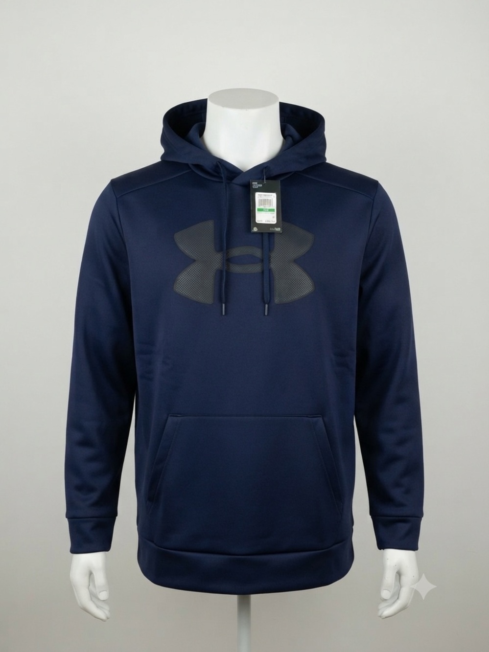 Under Armour Men's Navy Blue Pullover Hoodie Sweatshirt Size L